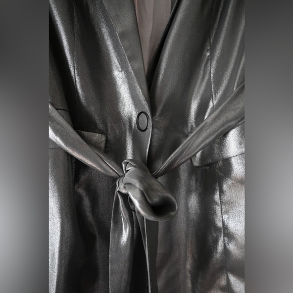 Maeve by Anthropologie Longline Metallic Blazer - Picture 5 of 8